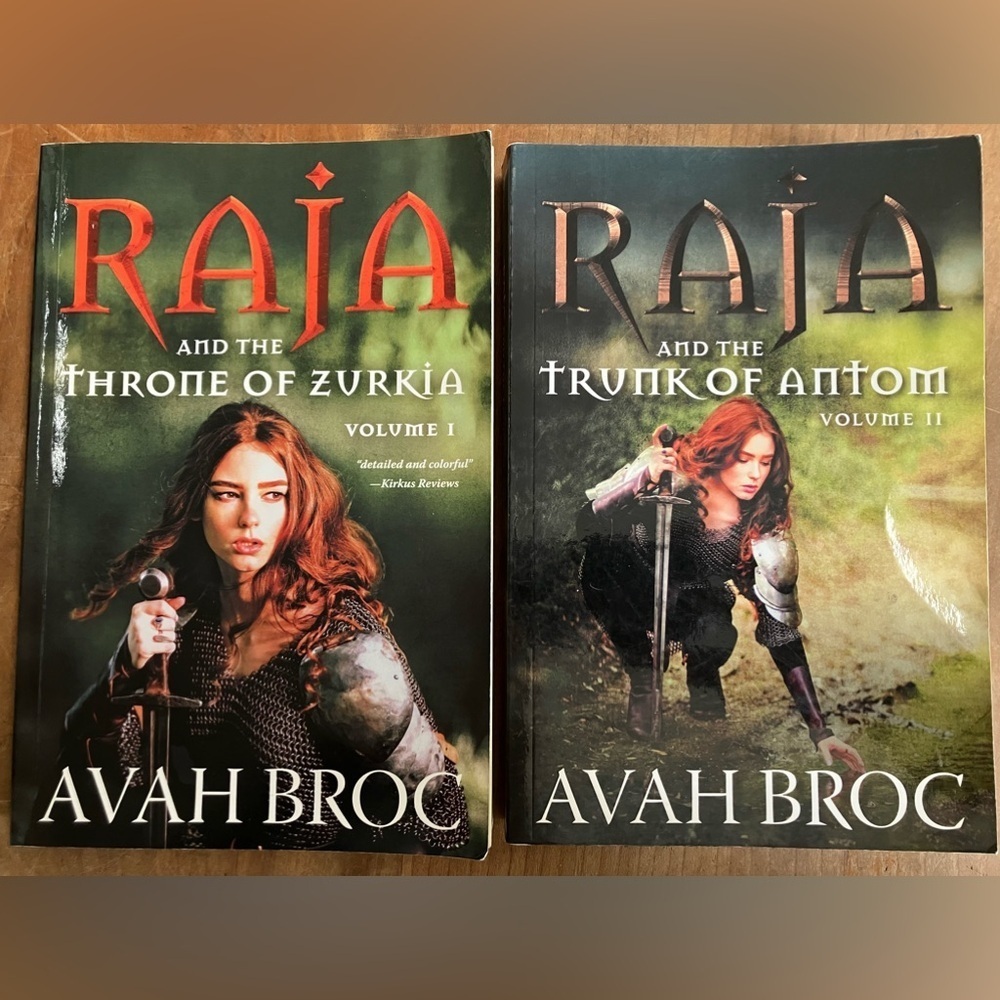 Autographed Book set: Raja Volume I and II: the Trunk of Antom/Throne of Zurkia